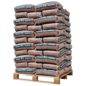 VALBOVAL Premium Holzpellets DINplus – 975 kg Palette (65 x 15 kg Säcke)